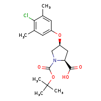 (2S,4S)-1-(tert-butoxycarbonyl)-4-(4-chloro-3,5-dimethylphenoxy)pyrrolidine-2-carboxylic acid