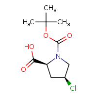 (2S,4S)-1-(tert-butoxycarbonyl)-4-chloropyrrolidine-2-carboxylic acid