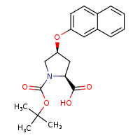(2S,4S)-1-(tert-butoxycarbonyl)-4-(naphthalen-2-yloxy)pyrrolidine-2-carboxylic acid