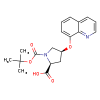 (2S,4S)-1-(tert-butoxycarbonyl)-4-(quinolin-8-yloxy)pyrrolidine-2-carboxylic acid