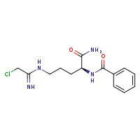 (2S)-5-(2-chloroethanimidamido)-2-(phenylformamido)pentanamide