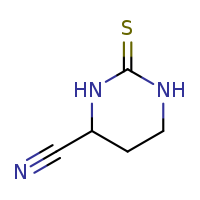 2-sulfanylidene-1,3-diazinane-4-carbonitrile