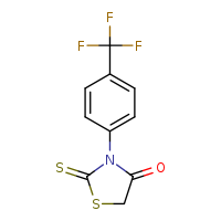2-sulfanylidene-3-[4-(trifluoromethyl)phenyl]-1,3-thiazolidin-4-one