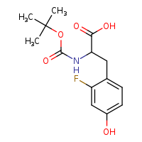 2-[(tert-butoxycarbonyl)amino]-3-(2-fluoro-4-hydroxyphenyl)propanoic acid