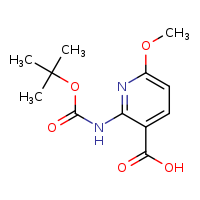 2-[(tert-butoxycarbonyl)amino]-6-methoxypyridine-3-carboxylic acid
