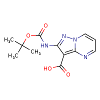 2-[(tert-butoxycarbonyl)amino]pyrazolo[1,5-a]pyrimidine-3-carboxylic acid