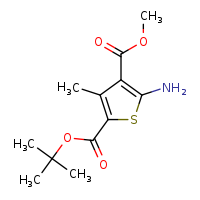 2-tert-butyl 4-methyl 5-amino-3-methylthiophene-2,4-dicarboxylate