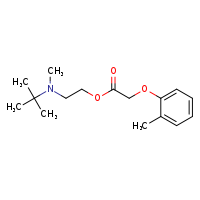 2-[tert-butyl(methyl)amino]ethyl 2-(2-methylphenoxy)acetate