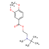 2-[tert-butyl(methyl)amino]ethyl 3,4-dimethoxybenzoate