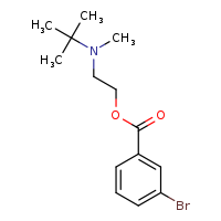 2-[tert-butyl(methyl)amino]ethyl 3-bromobenzoate