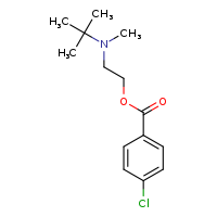 2-[tert-butyl(methyl)amino]ethyl 4-chlorobenzoate