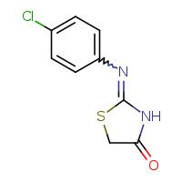 (2Z)-2-[(4-chlorophenyl)imino]-1,3-thiazolidin-4-one