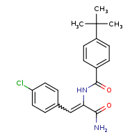(2Z)-2-[(4-tert-butylphenyl)formamido]-3-(4-chlorophenyl)prop-2-enamide