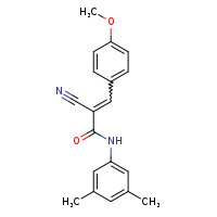 (2Z)-2-cyano-N-(3,5-dimethylphenyl)-3-(4-methoxyphenyl)prop-2-enamide