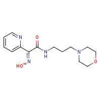 (2Z)-2-(N-hydroxyimino)-N-[3-(morpholin-4-yl)propyl]-2-(pyridin-2-yl)acetamide