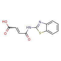 (2Z)-3-[(1,3-benzothiazol-2-yl)carbamoyl]prop-2-enoic acid