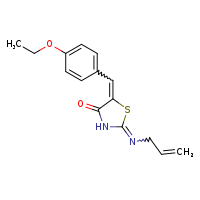 (2Z,5Z)-5-[(4-ethoxyphenyl)methylidene]-2-(prop-2-en-1-ylimino)-1,3-thiazolidin-4-one