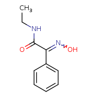 (2Z)-N-ethyl-2-(N-hydroxyimino)-2-phenylacetamide