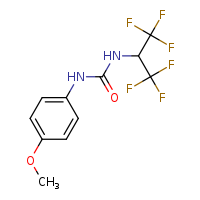 3-(1,1,1,3,3,3-hexafluoropropan-2-yl)-1-(4-methoxyphenyl)urea
