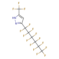 3-(1,1,2,2,3,3,4,4,5,5,6,6,6-tridecafluorohexyl)-5-(trifluoromethyl)-1H-pyrazole