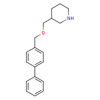 3-({[1,1'-biphenyl]-4-ylmethoxy}methyl)piperidine
