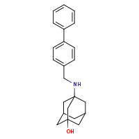 3-({[1,1'-biphenyl]-4-ylmethyl}amino)adamantan-1-ol