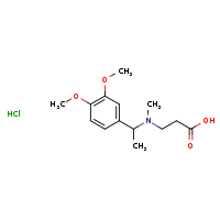 3-{[1-(3,4-dimethoxyphenyl)ethyl](methyl)amino}propanoic acid hydrochloride
