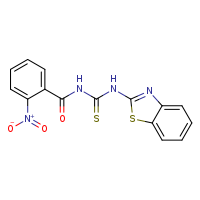 3-(1,3-benzothiazol-2-yl)-1-(2-nitrobenzoyl)thiourea