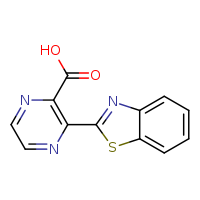 3-(1,3-benzothiazol-2-yl)pyrazine-2-carboxylic acid