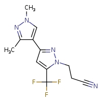 3-[1',3'-dimethyl-5-(trifluoromethyl)-[3,4'-bipyrazol]-1-yl]propanenitrile