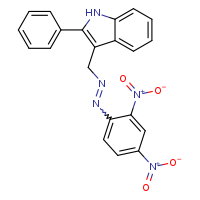 3-{[2-(2,4-dinitrophenyl)diazen-1-yl]methyl}-2-phenyl-1H-indole