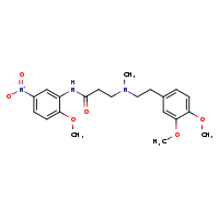3-{[2-(3,4-dimethoxyphenyl)ethyl](methyl)amino}-N-(2-methoxy-5-nitrophenyl)propanamide