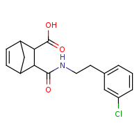 3-{[2-(3-chlorophenyl)ethyl]carbamoyl}bicyclo[2.2.1]hept-5-ene-2-carboxylic acid