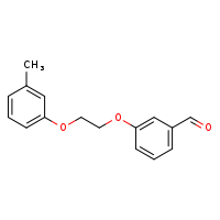 3-[2-(3-methylphenoxy)ethoxy]benzaldehyde