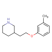 3-[2-(3-methylphenoxy)ethyl]piperidine