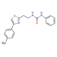3-{2-[4-(4-methylphenyl)-1,3-thiazol-2-yl]ethyl}-1-phenylurea