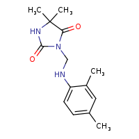 3-{[(2,4-dimethylphenyl)amino]methyl}-5,5-dimethylimidazolidine-2,4-dione
