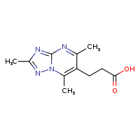 3-{2,5,7-trimethyl-[1,2,4]triazolo[1,5-a]pyrimidin-6-yl}propanoic acid