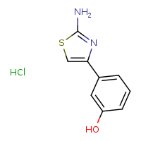 3-(2-amino-1,3-thiazol-4-yl)phenol hydrochloride