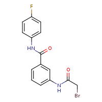 3-(2-bromoacetamido)-N-(4-fluorophenyl)benzamide