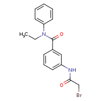 3-(2-bromoacetamido)-N-ethyl-N-phenylbenzamide