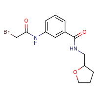 3-(2-bromoacetamido)-N-(oxolan-2-ylmethyl)benzamide
