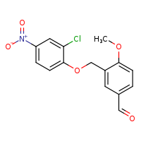 3-(2-chloro-4-nitrophenoxymethyl)-4-methoxybenzaldehyde