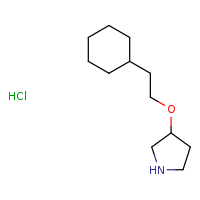 3-(2-cyclohexylethoxy)pyrrolidine hydrochloride