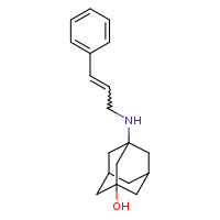 3-{[(2E)-3-phenylprop-2-en-1-yl]amino}adamantan-1-ol
