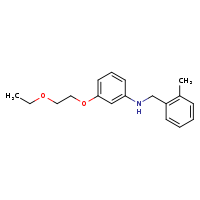 3-(2-ethoxyethoxy)-N-[(2-methylphenyl)methyl]aniline