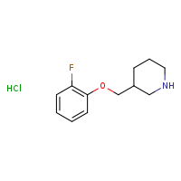 3-(2-fluorophenoxymethyl)piperidine hydrochloride
