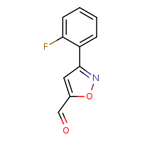 3-(2-fluorophenyl)-1,2-oxazole-5-carbaldehyde