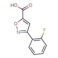 3-(2-fluorophenyl)-1,2-oxazole-5-carboxylic acid
