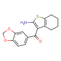 3-(2H-1,3-benzodioxole-5-carbonyl)-4,5,6,7-tetrahydro-1-benzothiophen-2-amine